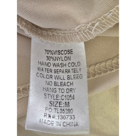 Altard State Embroidered Mini Dress 3/4 Bell Sheer Sleeve Boho Babydoll Medium - Picture 8 of 10